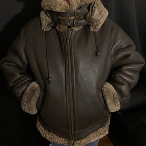 VINTAGE MILANO SHEARLING Sheepskin Jacket (L)